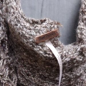 Free People crochet poncho